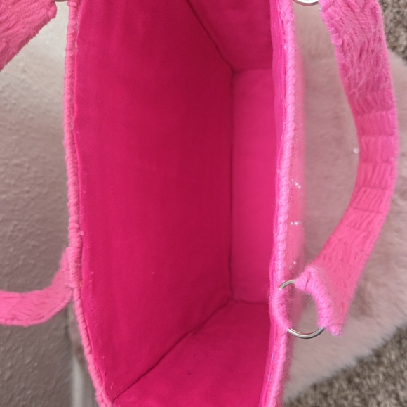 Pink Woven Women's Bag - Picture 4 of 6